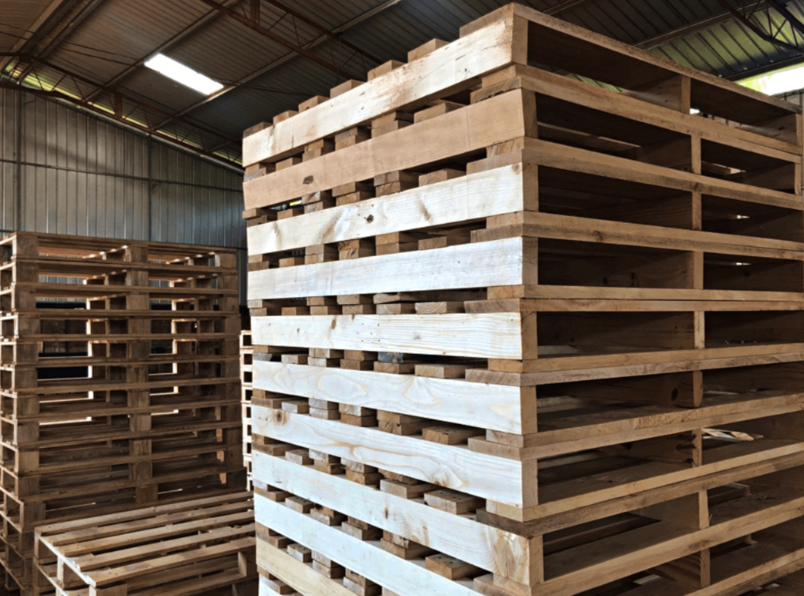 Custom wooden pallets built to specification by CeyPall in Sri Lanka, ISPM 15 heat treated